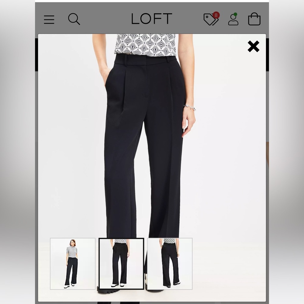 Loft Payton trouser petite size 4